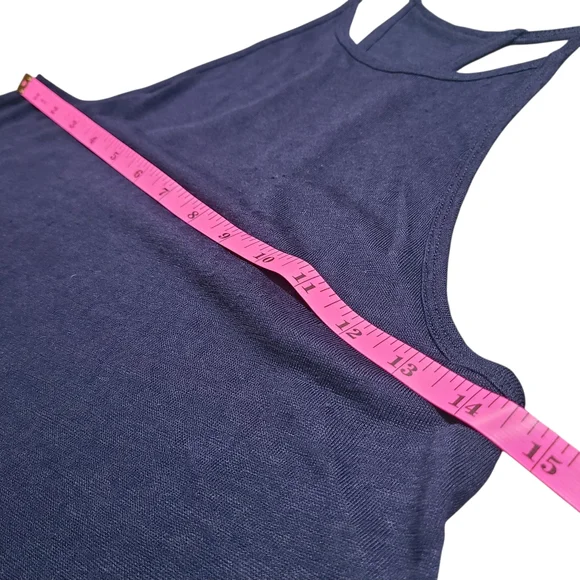 Athleta Breezy High Neck Tank Navy | Women’s Small | Lightweight Racerback Top - Picture 6 of 9